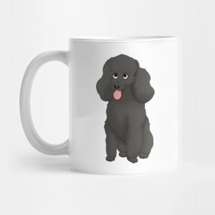 Black Miniature Poodle Dog Mug